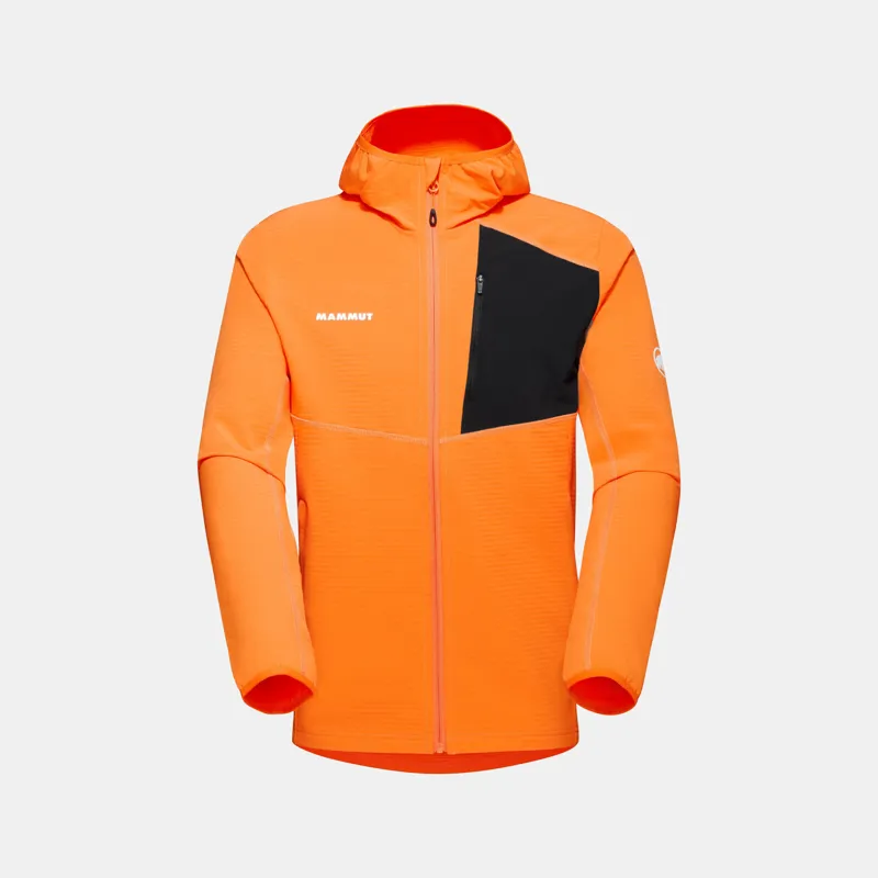 Mammut Madris Light ML Hooded Jacket in Dark Tangerine